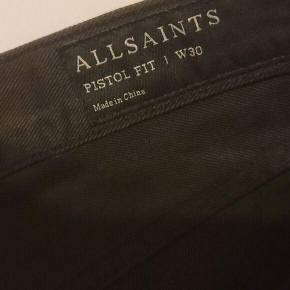 - All saints pistol skinny jeans size 30 - Picture 13 of 15